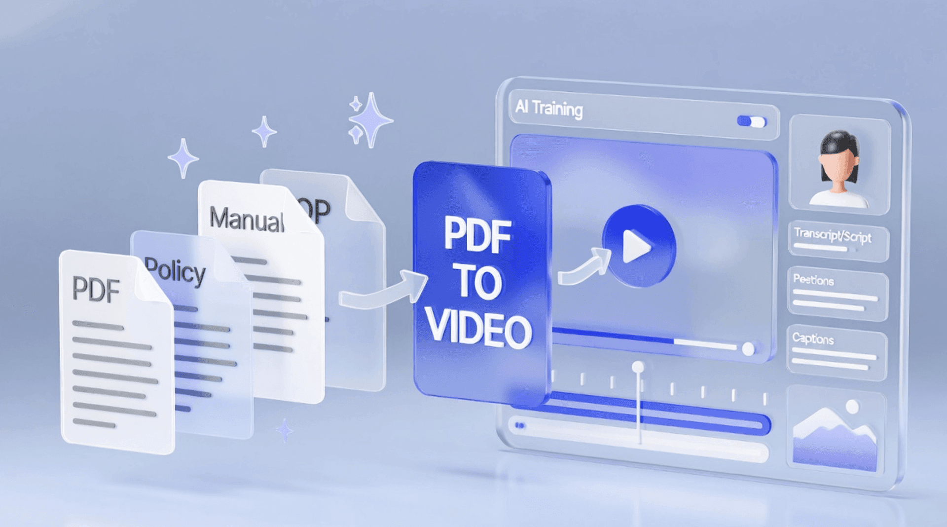 How to Turn PDFs into Training Videos with AI