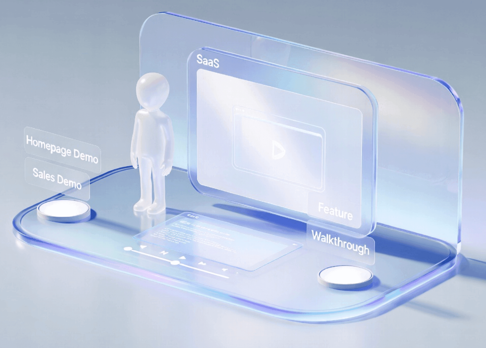 適用於 SaaS 團隊的 AI 虛擬人偶產品演示範例