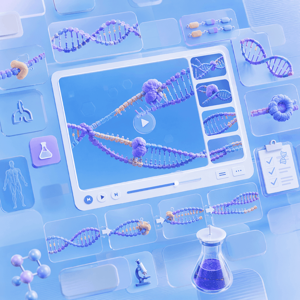 Alle Themen der DNA-Replikation in einem Workflow abdecken