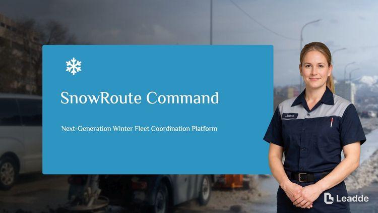 SnowRoute Command: Winter Fleet Coordination Platform