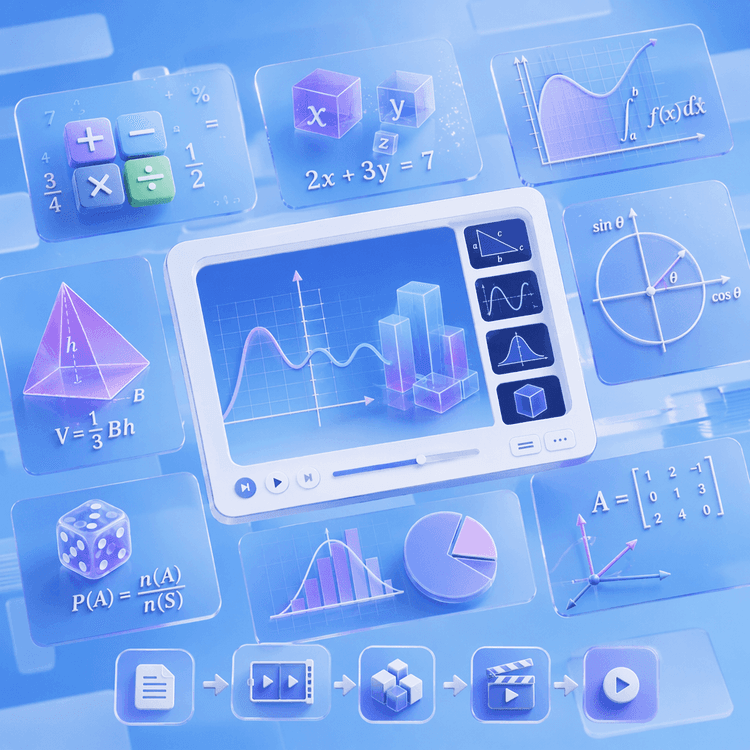 Basic Math Animation Math Animation Maker Free Online - Leadde